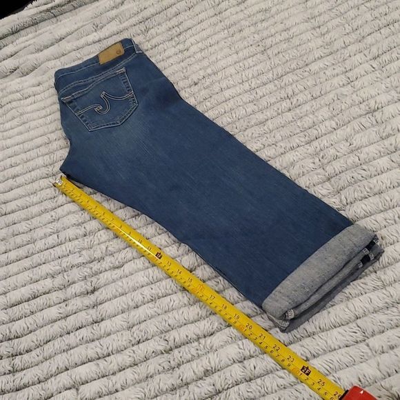 AG "the tomboy crop" relaxed straight crop jeans size 28 - Picture 9 of 9